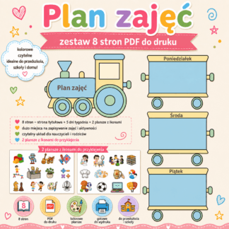 Plan lekcji - pociąg