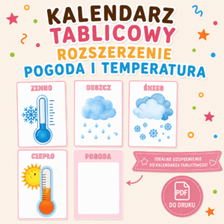 Kalendarz Tablicowy – Rozszerzenie: Pogoda i Temperatura
