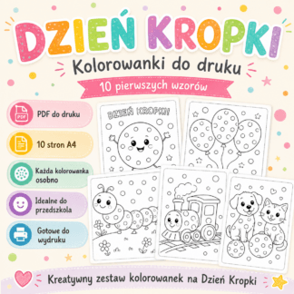 Kolorowanki Dzień Kropki