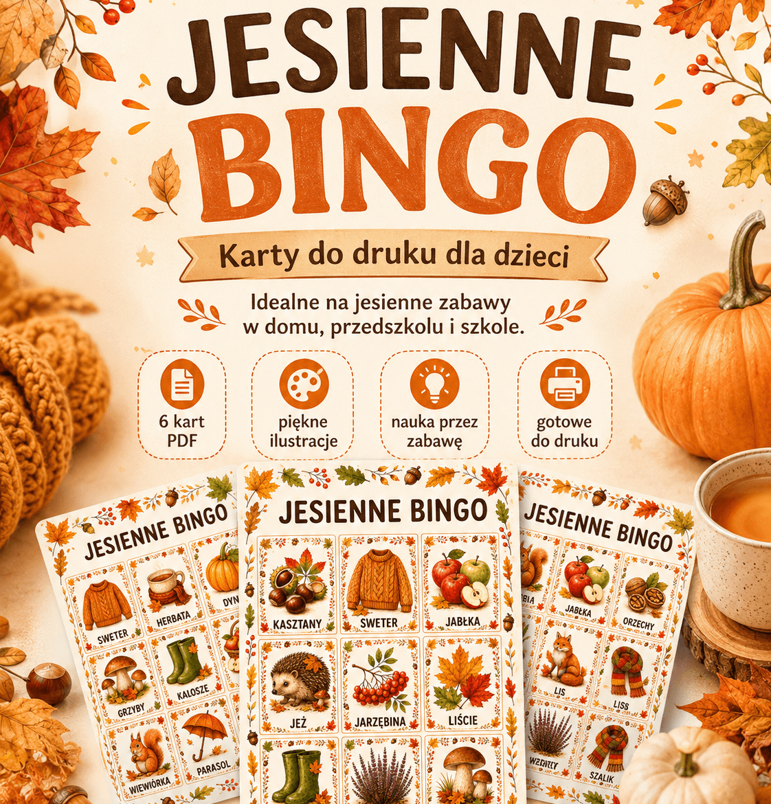 Jesienne Bingo