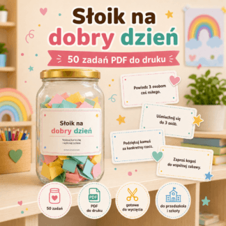 Słoik na dobry dzień – 50 zadań do druku