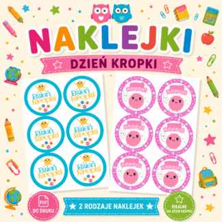 Naklejki na Dzień Kropki