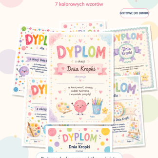 Dyplom Dzień Kropki