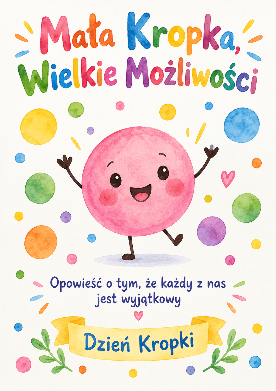 Opowiadanie o wyjątkowej kropce - Mała Kropka Wielkie Możliwości