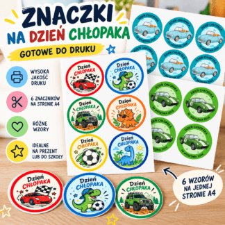 Znaczki na Dzień Chłopaka