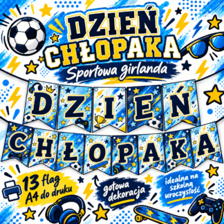 Girlanda „DZIEŃ CHŁOPAKA”