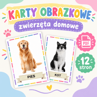 Karty obrazkowe - zwierzęta domowe