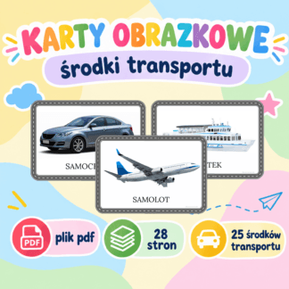 Karty obrazkowe - środki transportu