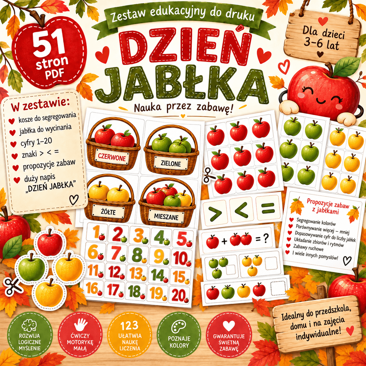 Dzień Jabłka - zestaw edukacyjny