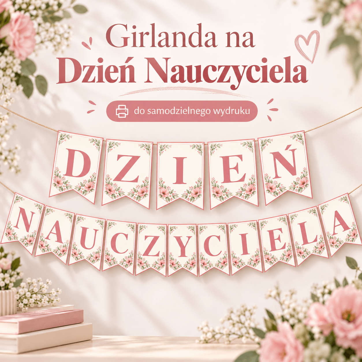 Napis Dzień Nauczyciela