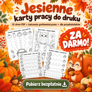 Grafomotoryka  - Jesień